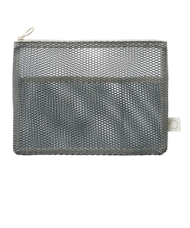 マークス（MARK'S）　メッシュコレクション　フラットポーチ　A5　MSH-PO22-GY　ストーングレー