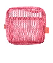 マークス（MARK'S）　メッシュコレクション　スクエアポーチ　MSH-PO23-PK　フラミンゴピンク