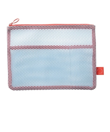 マークス（MARK'S）　メッシュコレクション　フラットポーチ　A5　MSH-PO22-BL　サンライズブルー