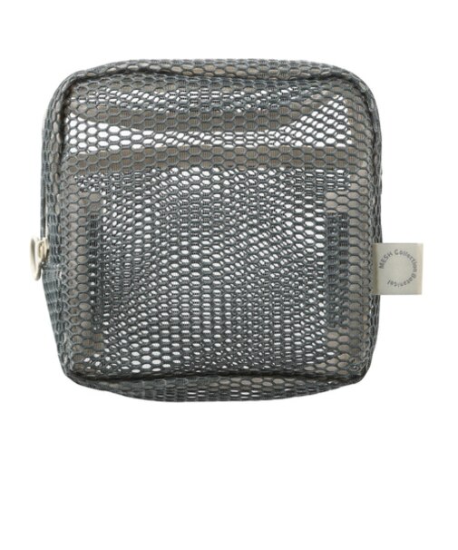 マークス（MARK'S）　メッシュコレクション　スクエアポーチ　MSH-PO23-GY　ストーングレー