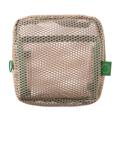 マークス（MARK'S）　メッシュコレクション　スクエアポーチ　MSH-PO23-BE　サンドベージュ