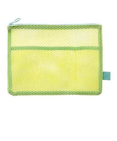 マークス（MARK'S）　メッシュコレクション　フラットポーチ　A5　MSH-PO22-LM　カクタスライム