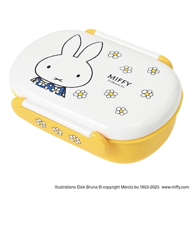 クツワ（KUTSUWA）　ミッフィーとおはな　密封一段弁当箱　MF957