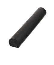 安心クッション　かまぼこ型　ブラック