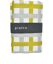 ピアット（piatto）　レジャーシート　ミックスチェック　A561YE　イエロー