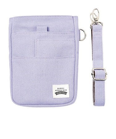 クツワ（KUTSUWA）　文具エプロンバッグ　ミニ　パープル　【数量限定】