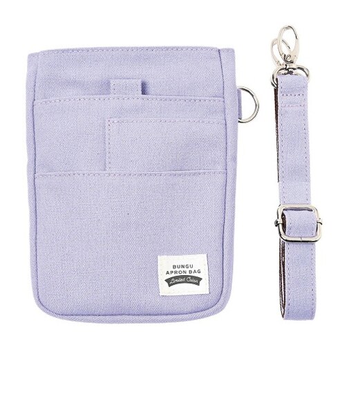 クツワ（KUTSUWA）　文具エプロンバッグ　ミニ　パープル　【数量限定】