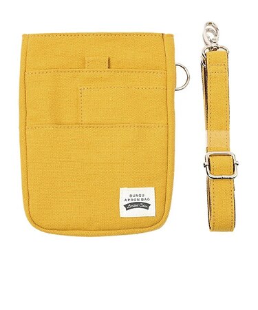 クツワ（KUTSUWA）　文具エプロンバッグ　ミニ　イエロー　【数量限定】