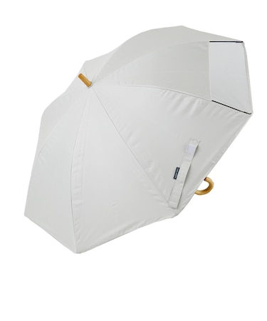 ラインドロップス（LINEDROPS）　キッズ晴雨兼用傘　長傘　55cm　ホワイト