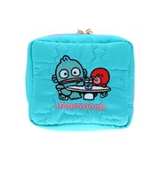 サンスター文具　ハンギョドン　キルティングポーチ　グリーン