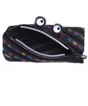 ジップイット（ZIPIT）　モンスターペンケース　レインボーティース　ブラック