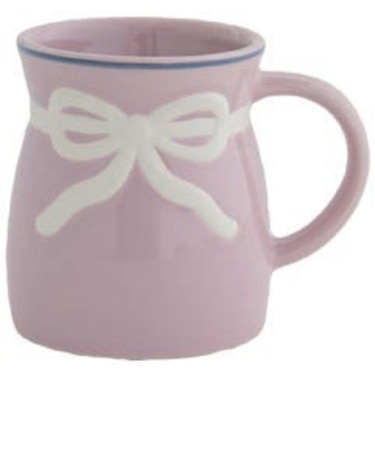 ビスク（BISQUE）　リボンブーケ　マグ　ピンク