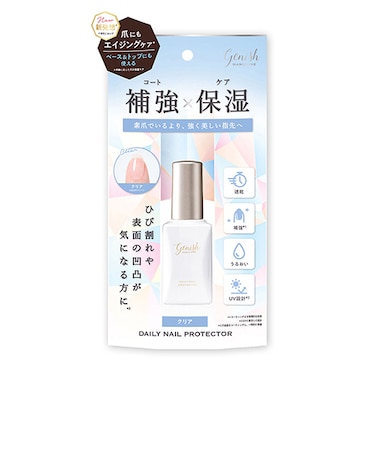ジーニッシュマニキュア　デイリーネイルプロテクター　01.クリア　14mL