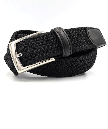 SADO　国産ゴムメッシュベルト　HZ－8　ブラック　3cm