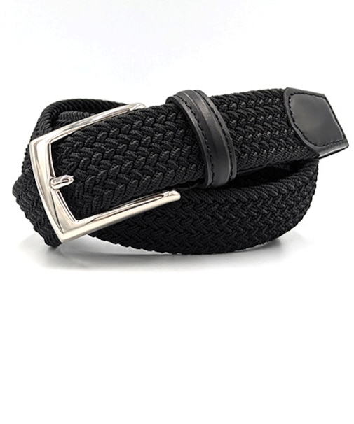 SADO　国産ゴムメッシュベルト　HZ－8　ブラック　3cm