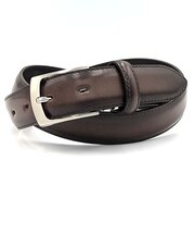 SADO　姫路レザー　国産ベルト　HZー6　チョコ　3cm