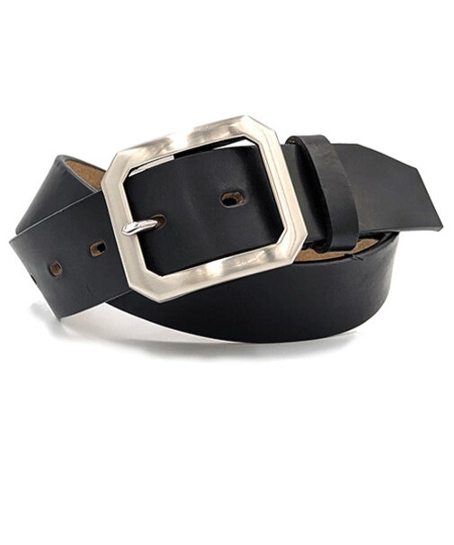 SADO　ホーウィンレザー　国産ベルト　HWー2　ブラック　L　3.5cm