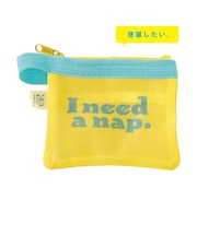 リュリュ（RYU-RYU）　チアミーアップ　メッシュポーチ　S　CMPS－03　ライトイエロー