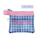 リュリュ（RYU-RYU）　チアミーアップ　メッシュポーチ　S　CMPS－04　ギンガムブルー