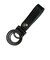 スイング　レザーベルトシャックル　3連リングキー　ブラック