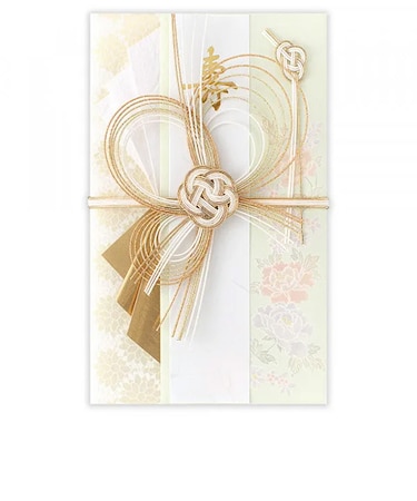 エヌビー社　寿中金封　花笑み　白緑B　5779520