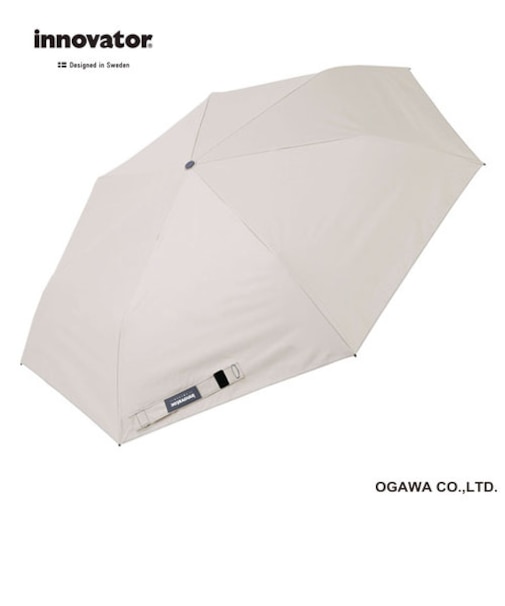イノベーター（innovator）×ラディクール（RADICOOL）　折りたたみ傘　60cm　ベージュ