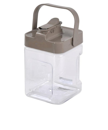 リバティコーポレーション　横置きでも注げるウォーターピッチャー　2.3L　グレージュ