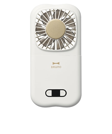 ブルーノ（BRUNO）　6WAY冷却フォールディングファン　アイボリー