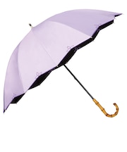 ダブリュピーシー（Wpc.）　ウーボ（UVO）　12本骨　刺繍スカラップ　ラベンダー