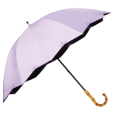 ダブリュピーシー（Wpc.）　ウーボ（UVO）　12本骨　刺繍スカラップ　ラベンダー