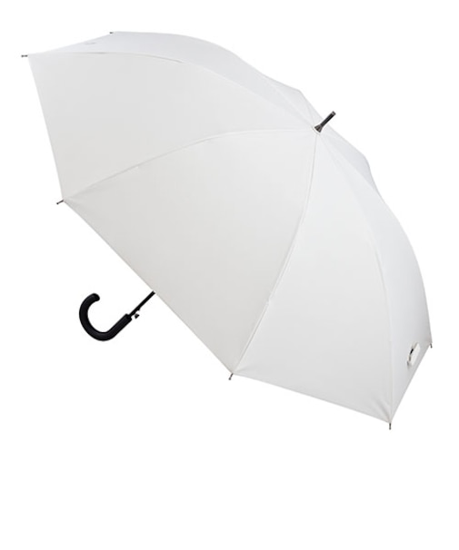 hands＋　サマーシールド　晴雨兼用　大判ジャンプ式長傘　　70cm　ホワイト