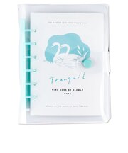 マインドウェイブ　Bine　A6クリアバインダースライドリング　58139　ミント