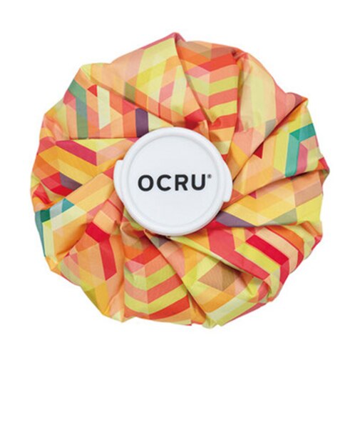 オークス　OCRU　アイスバック　ジオメトリックオレンジ