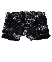 現代百貨　UVカット＆抗菌加工　ネッククーラー　PAISLEY　BLACK