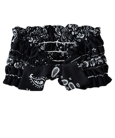 現代百貨　UVカット＆抗菌加工　ネッククーラー　PAISLEY　BLACK