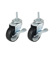 ドウシシャ　ルミナス（Luminous）　ライト　ゴムキャスター　ストッパー付　CT－GL50　2個入