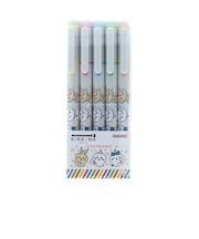 サンスター文具　蛍光ペン　キレーナ（KIRE-NA）　ちいかわ　5色セット　ベーシック　【数量限定】