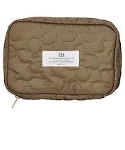 ダブリュピーシー（Wpc.）　キルティングガジェットポーチ　ブラウン