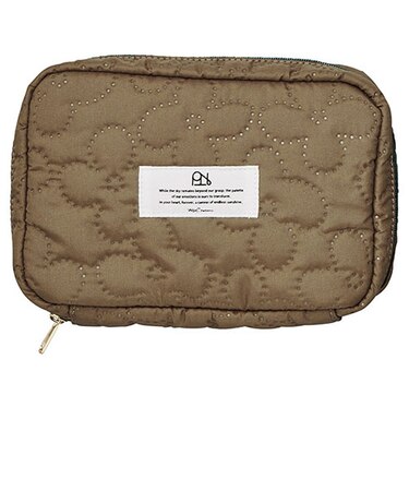 ダブリュピーシー（Wpc.）　キルティングガジェットポーチ　ブラウン