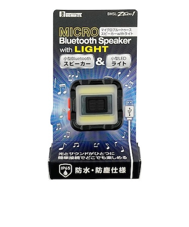 ビッグマン（BIGMAN）　マイクロBluetoothスピーカー　withライト　ZERO1