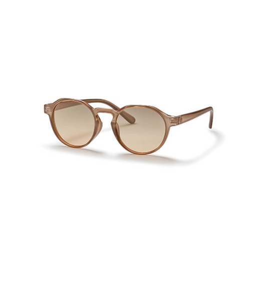 ハンズオリジナル　偏光レンズ　ファッショングラス　クラウンバンド　SBPSーf016　ミルキーブラウン