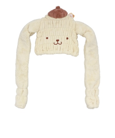 粧美堂（SHOBIDO）　髪想いのヘアドライキャップ　ツインチャーム　ポムポムプリン