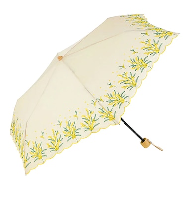 ビコーズ（because）　ミモザ刺繍　ミニ　B－095266IV　アイボリー