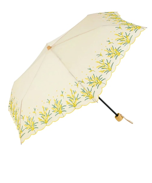 ビコーズ（because）　ミモザ刺繍　ミニ　B－095266IV　アイボリー