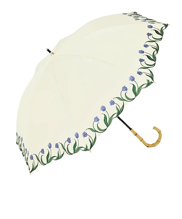 ビコーズ（because）　チューリップ刺繍　B－961384WH　ホワイト