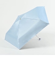 カリス（CHARIS）　晴雨兼用　クリスタル　byW　ビジュー折傘　524008CY　ベイビーブルー