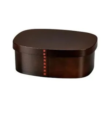 ハコヤ（HAKOYA）　さっと洗えるわっぱ弁当　850mL　ダークブラウン