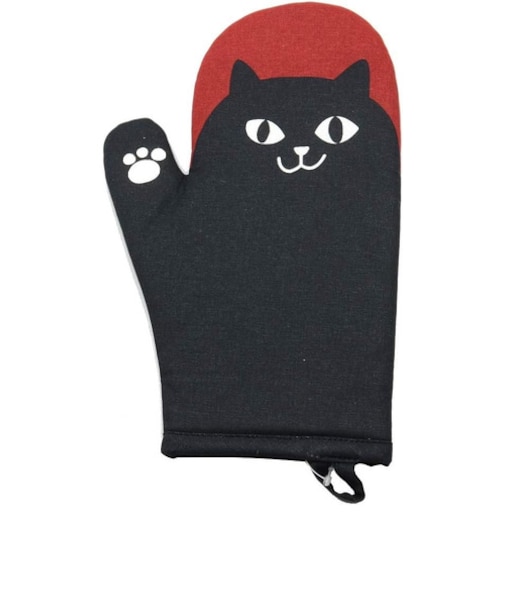 フレンズヒル（FRIENDSHILL）　しばたさん　ミトン　ネコマン（くろねこ）