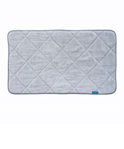乾度良好　カララカ　タオルバスマット　35×60cm　グレー