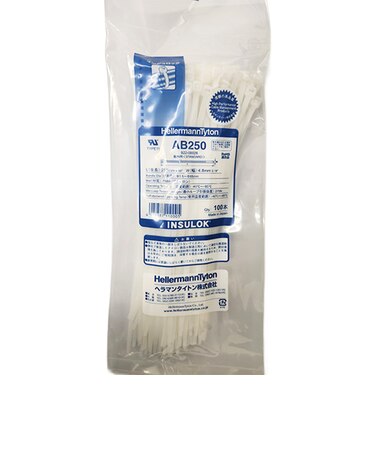 ヘラマンタイトン（HellermannTyton）　インシュロック　ABタイ　屋内用　AB250